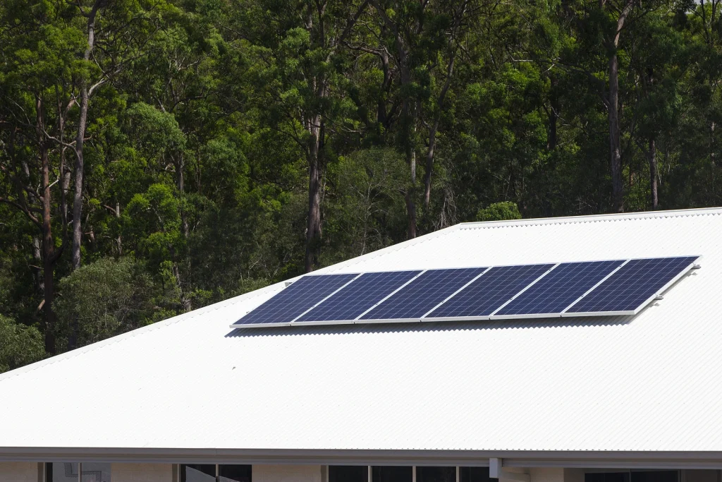 Storm Claims Assist Panels on Roof